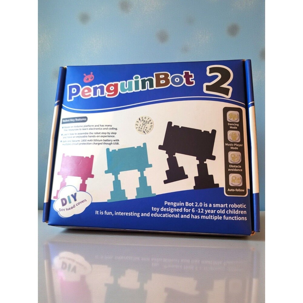 Elegoo Penguin Bot 2.0 Biped Robot Kit Arduino STEM Project Coding Toy Kids